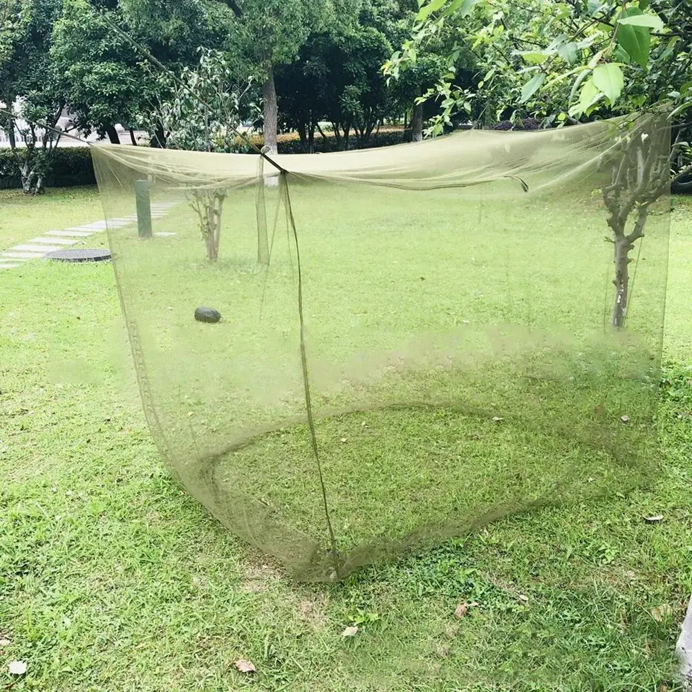 Mosquito Canopy Netting Mosquito Net Polyester Insect Tent Folding Insect Bug Lightweight Breathable for Outdoor Fishing Hiking