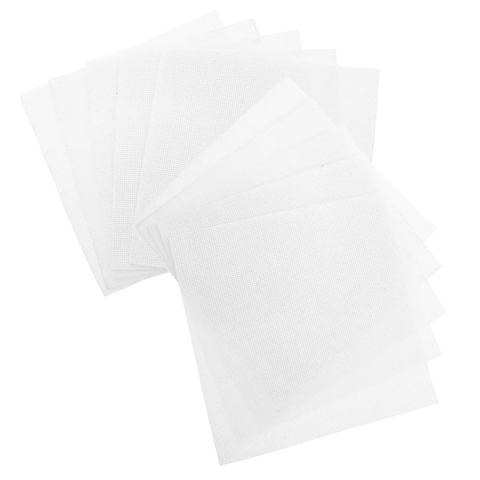 

15 шт. белых льняных квадратных лоскутов для вышивки крестом, ткань для рукоделия, мелкая сетка для домашнего декора, шитья и рукоделия