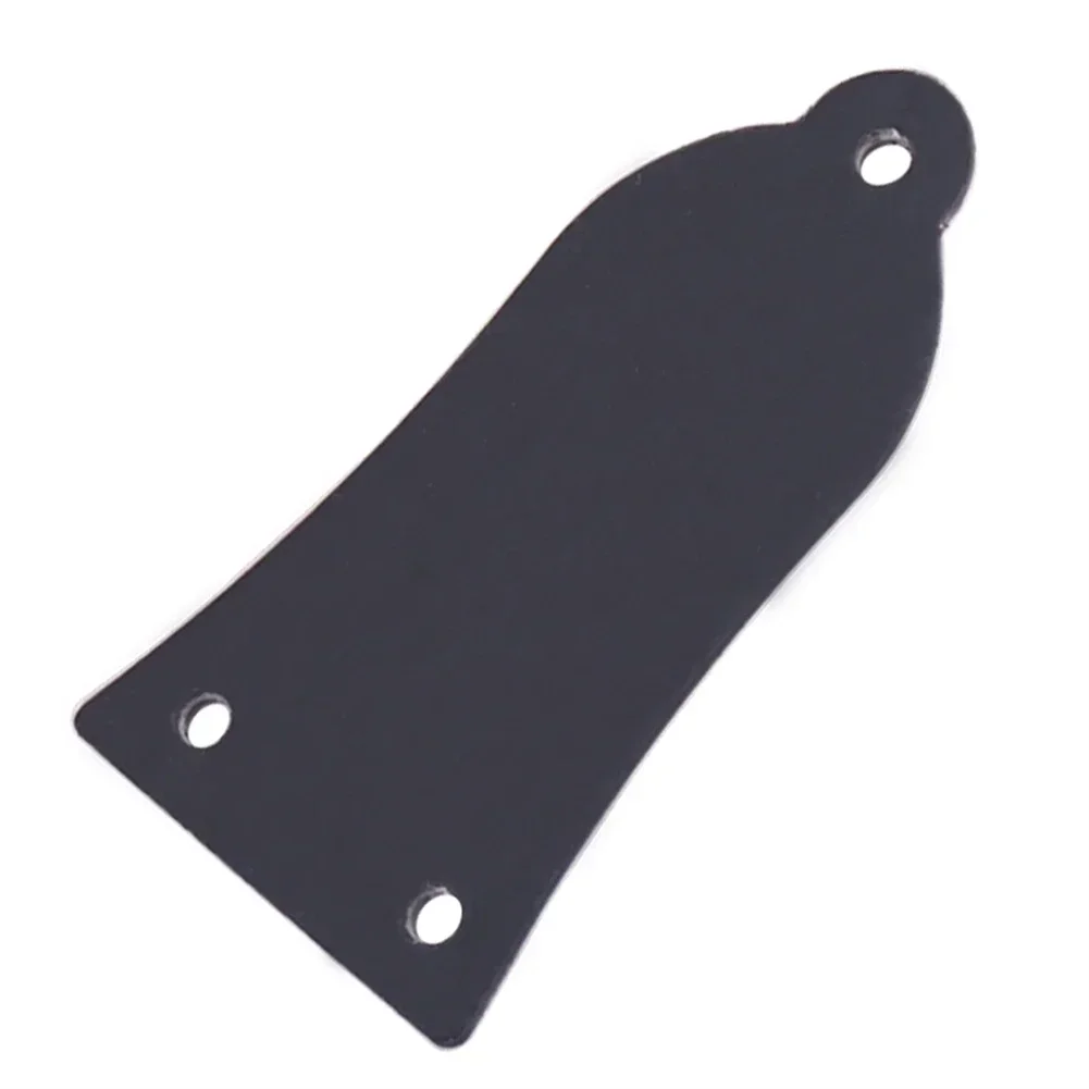 2 Holes 3-Ply Bell Truss Rod Cover For Gibson SG LP Electric Guitar Bass Black PVC Cover Plate Guitar Parts Accessories