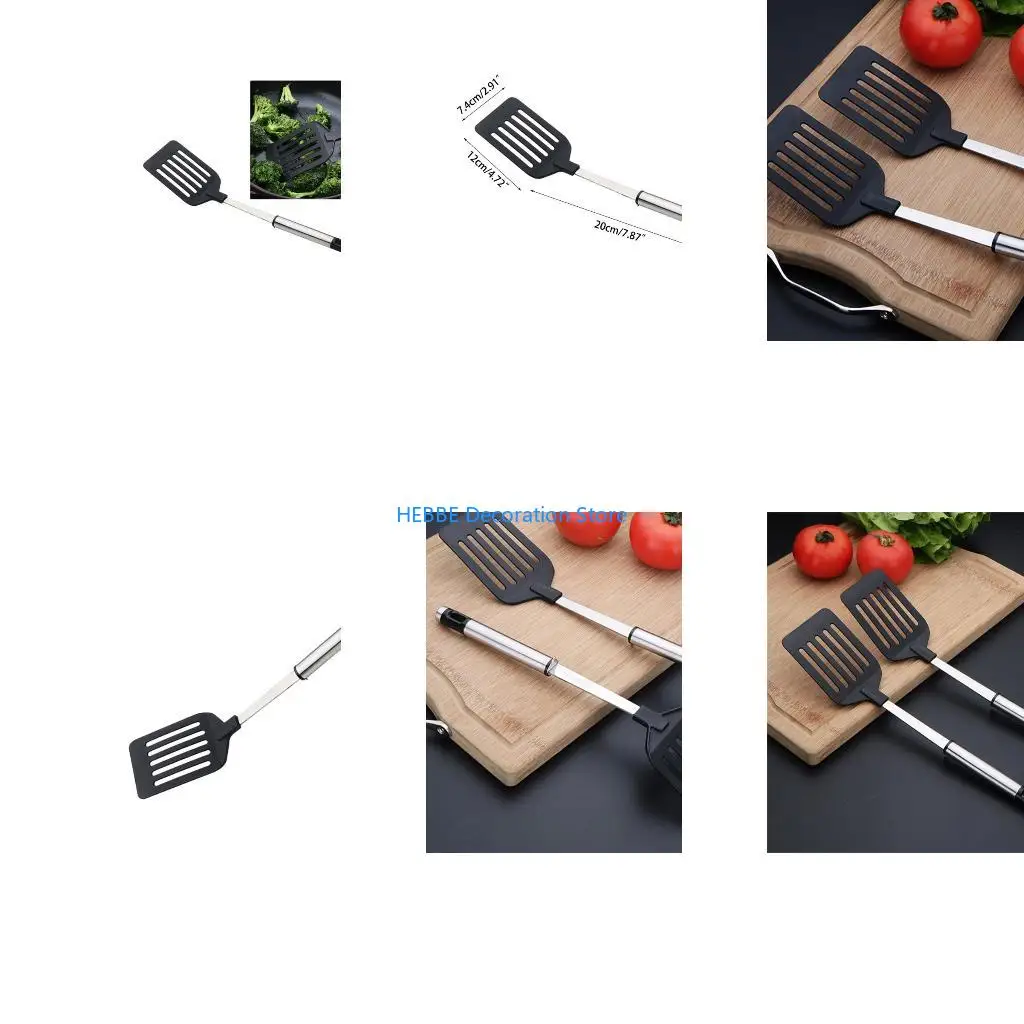 B0KC Heat Resistant Kitchenware Nylon Utensil Cooking Spatulas Nylon Cooking Gadget