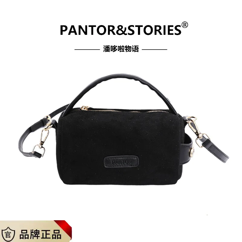 

2025 Новая двухслойная сумка через плечо на одно плечо с ртом - легкая сумка для хранения из нейлоновой ткани