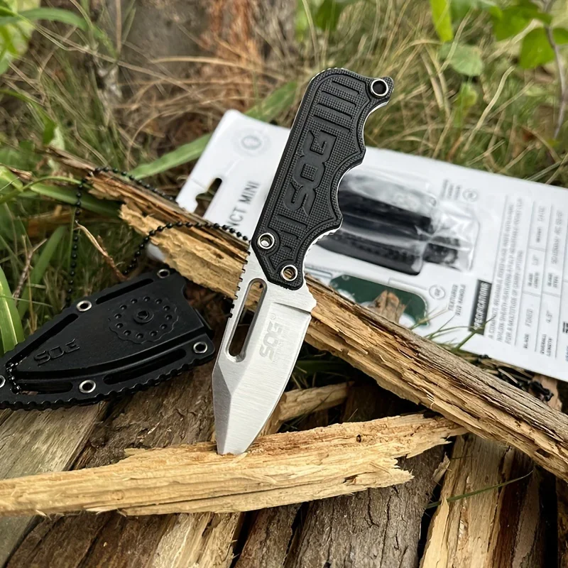 Small Fixed Blade Knife Tactical Knife, Ideal for Mountaineering, Exploration, Rescue, Camping, EDC - Perfect Gift for Men