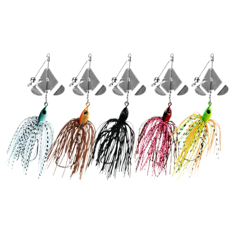 

Приманка с защитой от крючка для тягача, модифицированный шум, борода, хлопек, композитная юбка с блестками для ловли черной рыбы