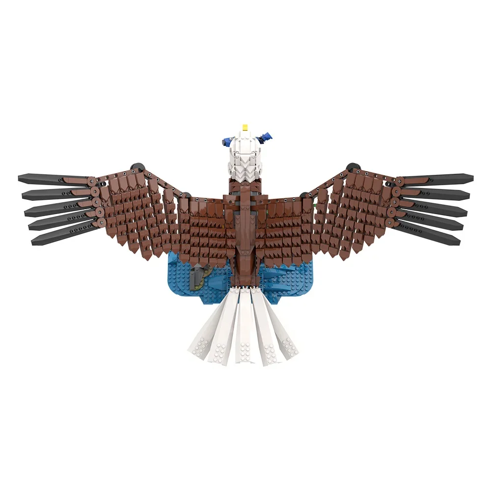 MOC Bald Eagle Bausteine Spielzeug Geschenk