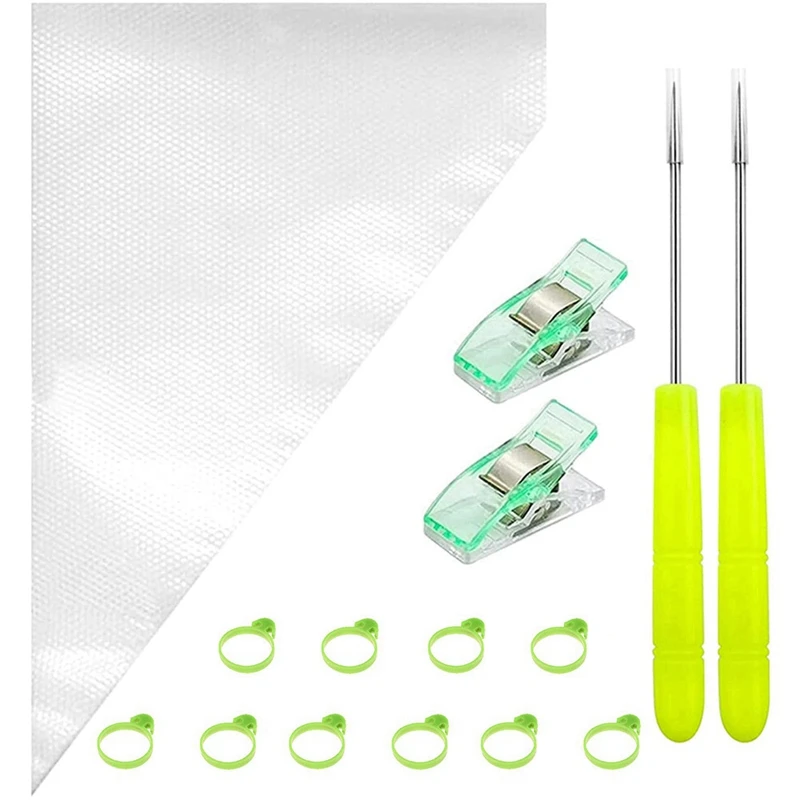 

1Set Pastry Bags Set Cake Decorating Tools Decorating Tools With 10 Piping Bags Ties & 2 Scriber Needle,