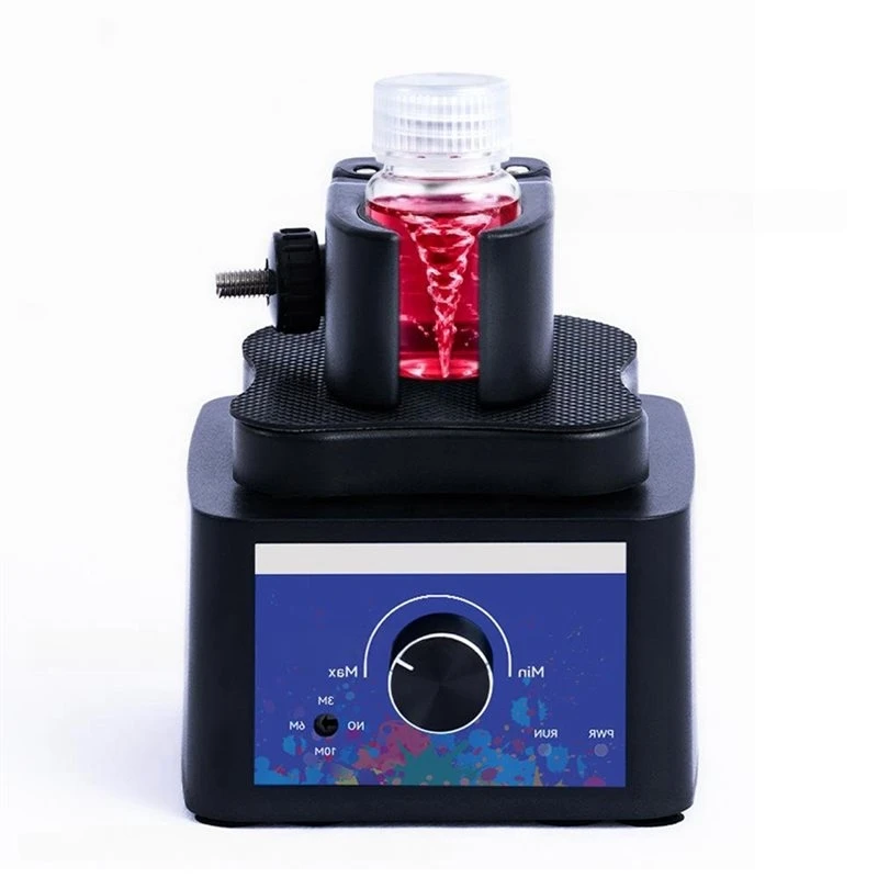 QWE-Embracing Vortex Oscillator 0-2500RPM Adjustable Speed Lab Test Tube Vortex Mixer Shaker For Sample Mixing US Plug