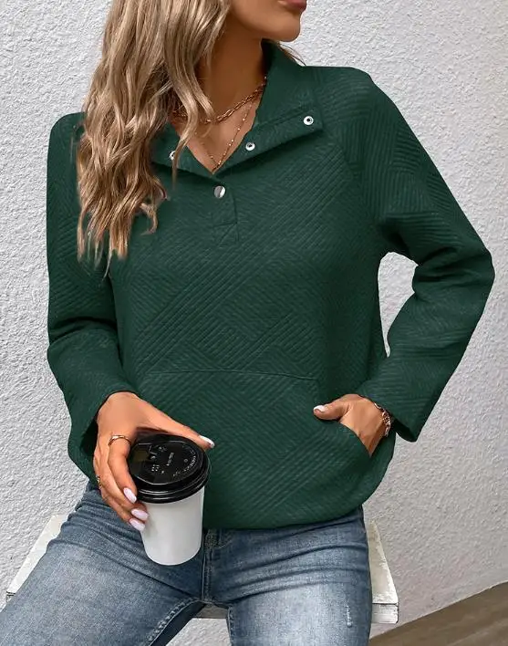 هوديي المرأة الجديدة الخريف والشتاء تنوعا طويلة الأكمام محكم هوديي عارضة وبسيطة أعلى أنيقة التنقل هوديي