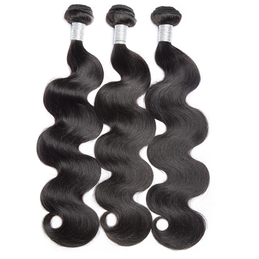 Body Wave Bundles Human Hair Bundle 100% Unprocessed 30 32 Inch Virgin 1 3 4 Bundle Brazilian Nature Body Wave Human Hair Bundle