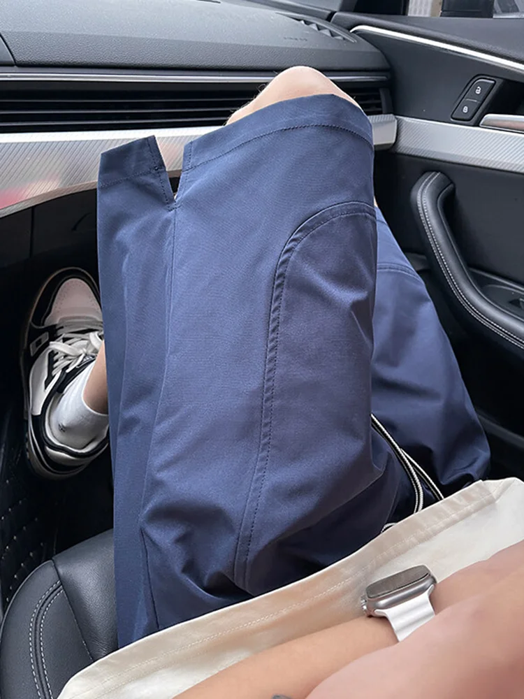 

Светло-голубые баскетбольные шорты мужские летние тонкие быстросохнущие повседневные прямого кроя длиной до колена свободного покроя спортивные