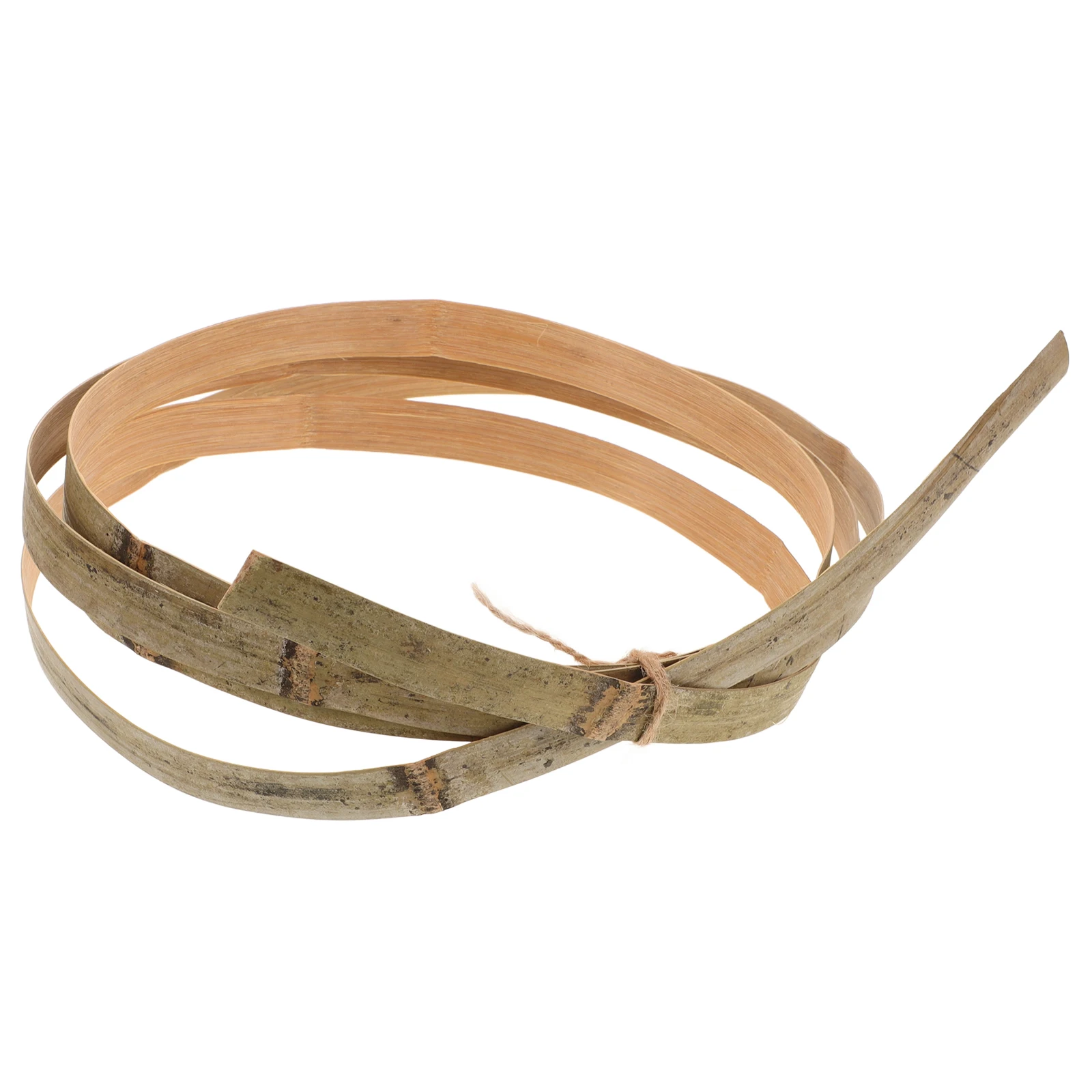 Tira tejida de bambú Flexible, 2 uds., para proyectos de manualidades DIY, Material de bambú Natural para diseños de cestas