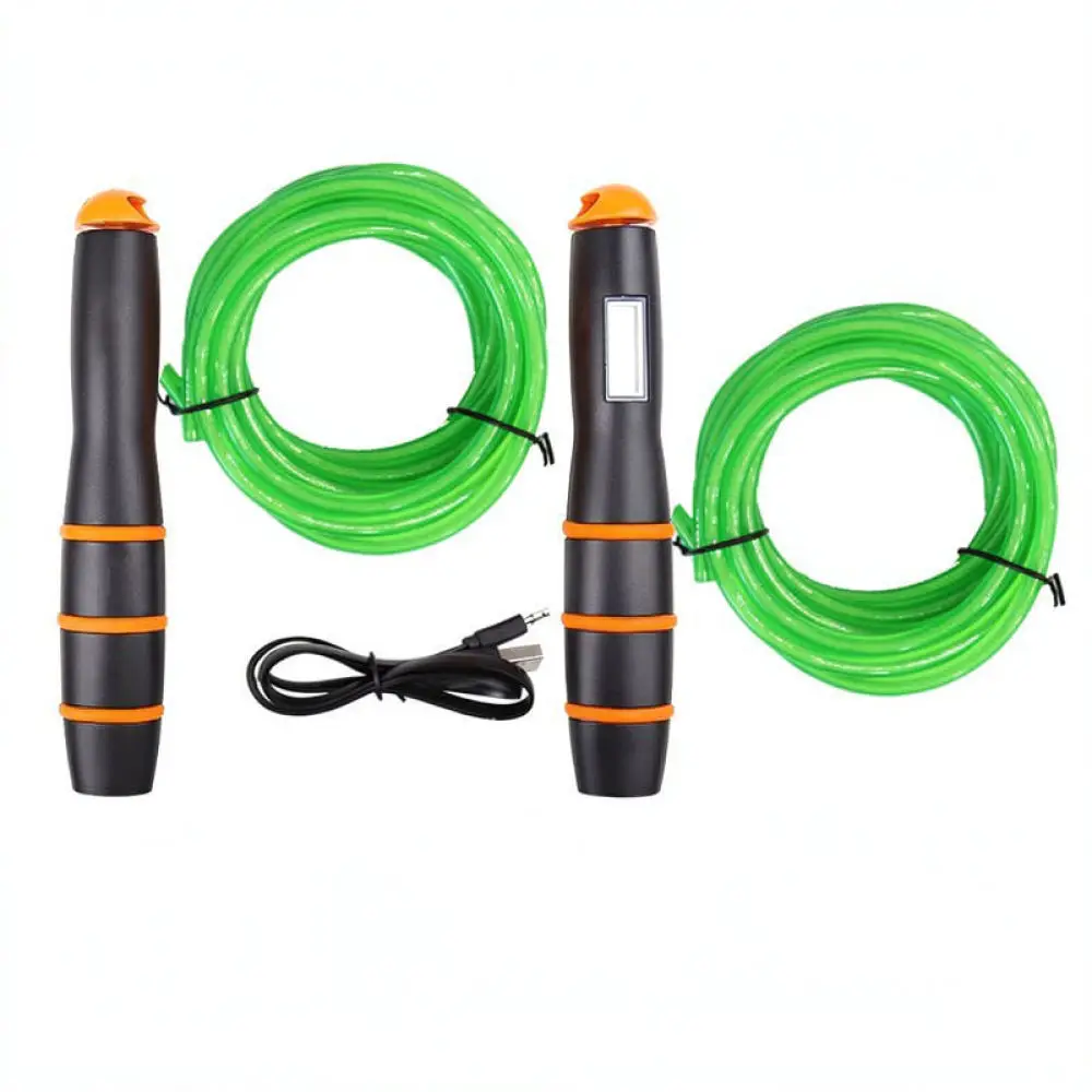 Steel Wire Fitness Jump Rope Adjustable Speed Skipping Equipment With Counter For School Student Exam Exercise
