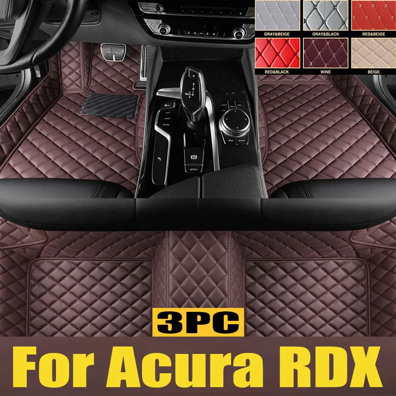 

Car Floor Mats For Acura RDX 2018 2017 2016 2015 2014 2013 2012 2011 2010 Auto Interior trunk mat Waterproof Leather Rugs