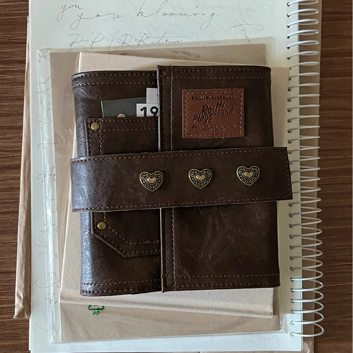 Retro A7 Loseblatt-Notizbuch Kunstleder Reiseplaner Notizblock Ringbuch