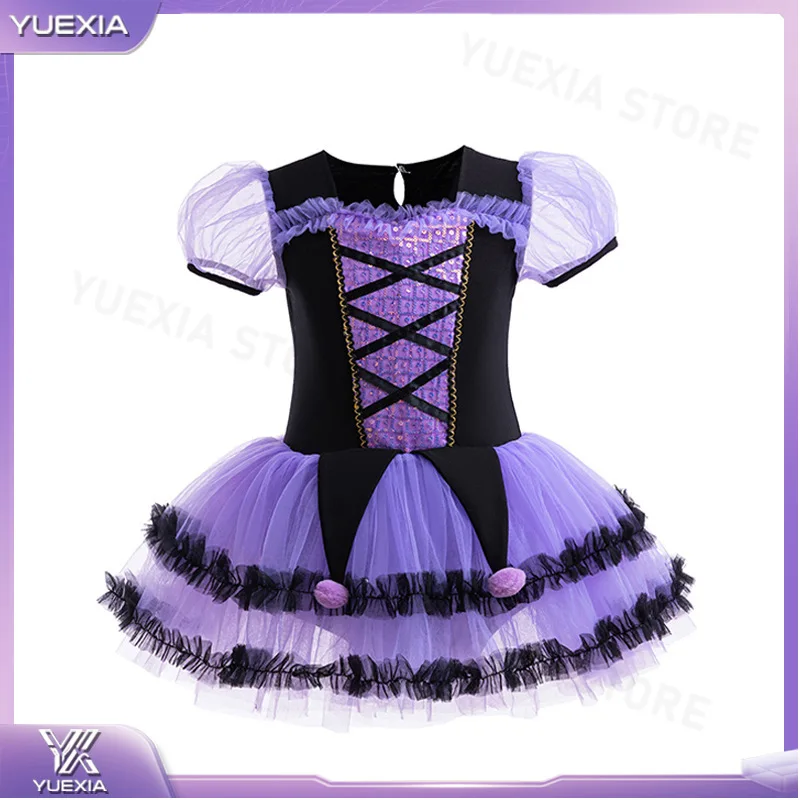 

Baby Girl Princess Ballet Tutu Dress - Snow White Elsa Anna Belle Alice Costume for Birthday Party & Dance Practice Soft Cotton