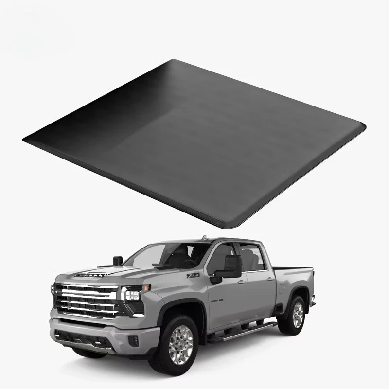 

AQTA Pick up Soft Vinyl Top Roll-Up for 2020-2025 Chevy Silverado Sierra 2500 3500HD 6'10" (82") Truck Bed Exterior Accessor