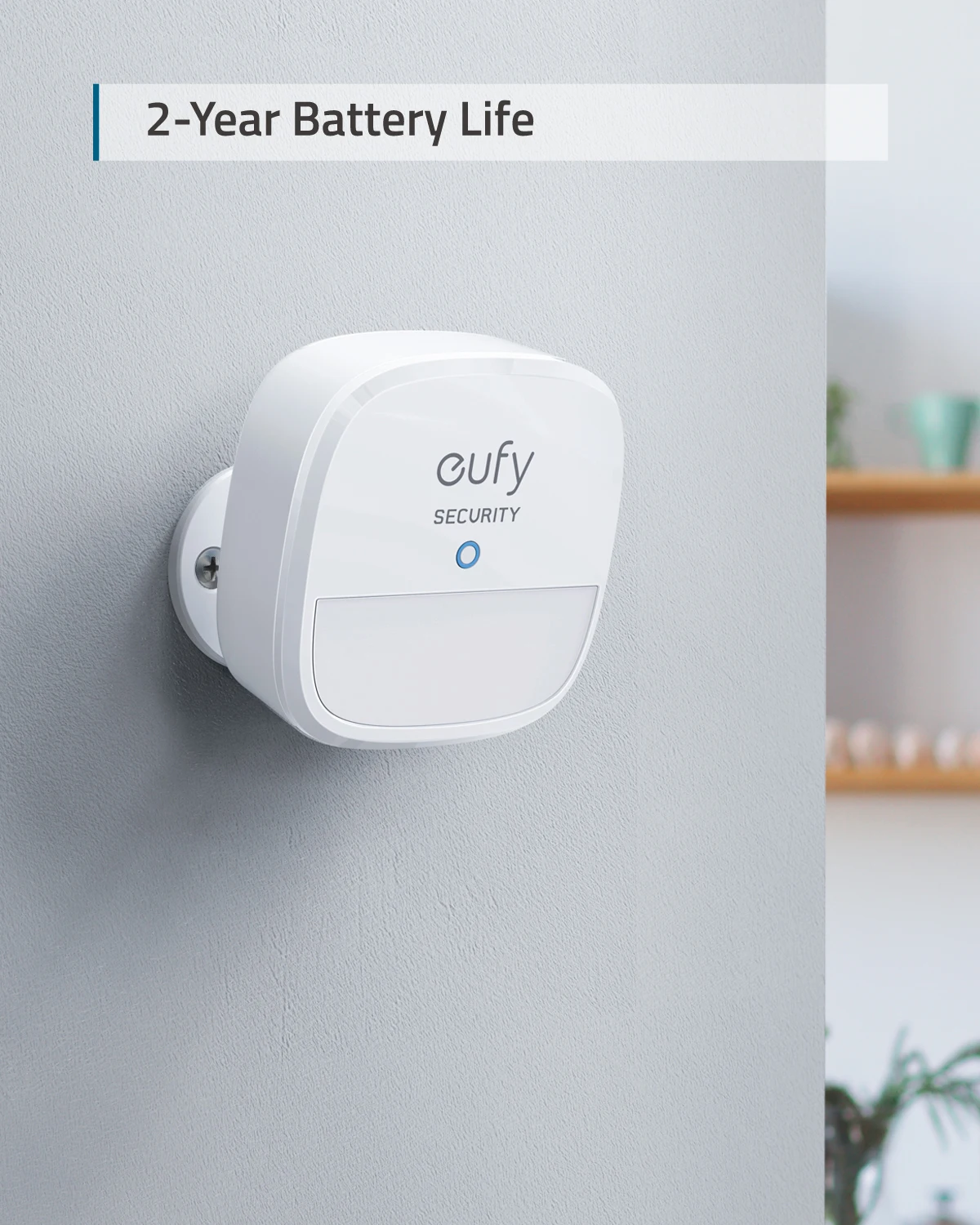 Top Sicherheit Bewegungs sensor Sicherheits system Alarm 100 ° Feld ansicht 9m Reichweite 2 Jahre Batterie einstellbare Empfindlichkeit Smart Home