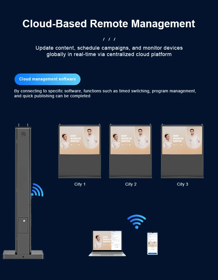 Advertising Digital Signage Android Digital Signage HD Display Digital Billboard Outdoor Advertising Interactive Display