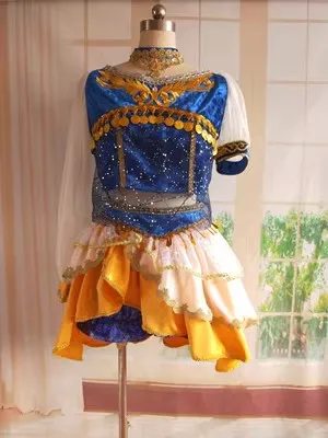 

COS-KiKi Lovelive Arabic Aqours KOKORO Magic A to Z” Exotic Idol Chika Mari Dia All Members Game Suit Uniform Cosplay Costume
