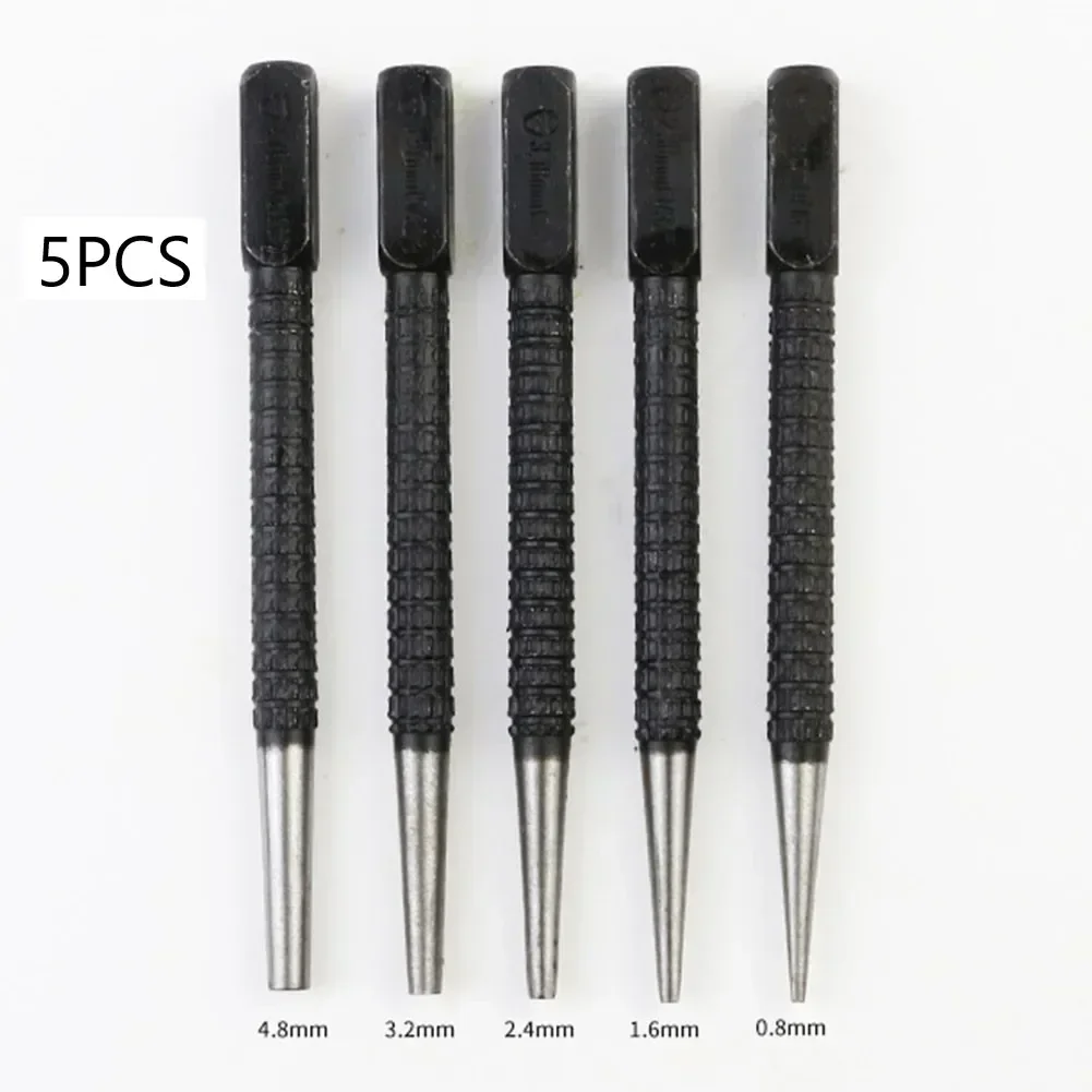 

Hammer Spring Woodwork Nail Set Hammerless Punch Nail Door Tool Punch Holes 5pcs Drill Removal Punch Bit Center Hammerless