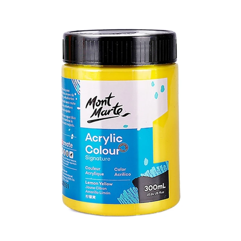 Metallic Acrylic Paint Rich Pigments, Non Fading, Non Toxic Waterproof 300/500ml