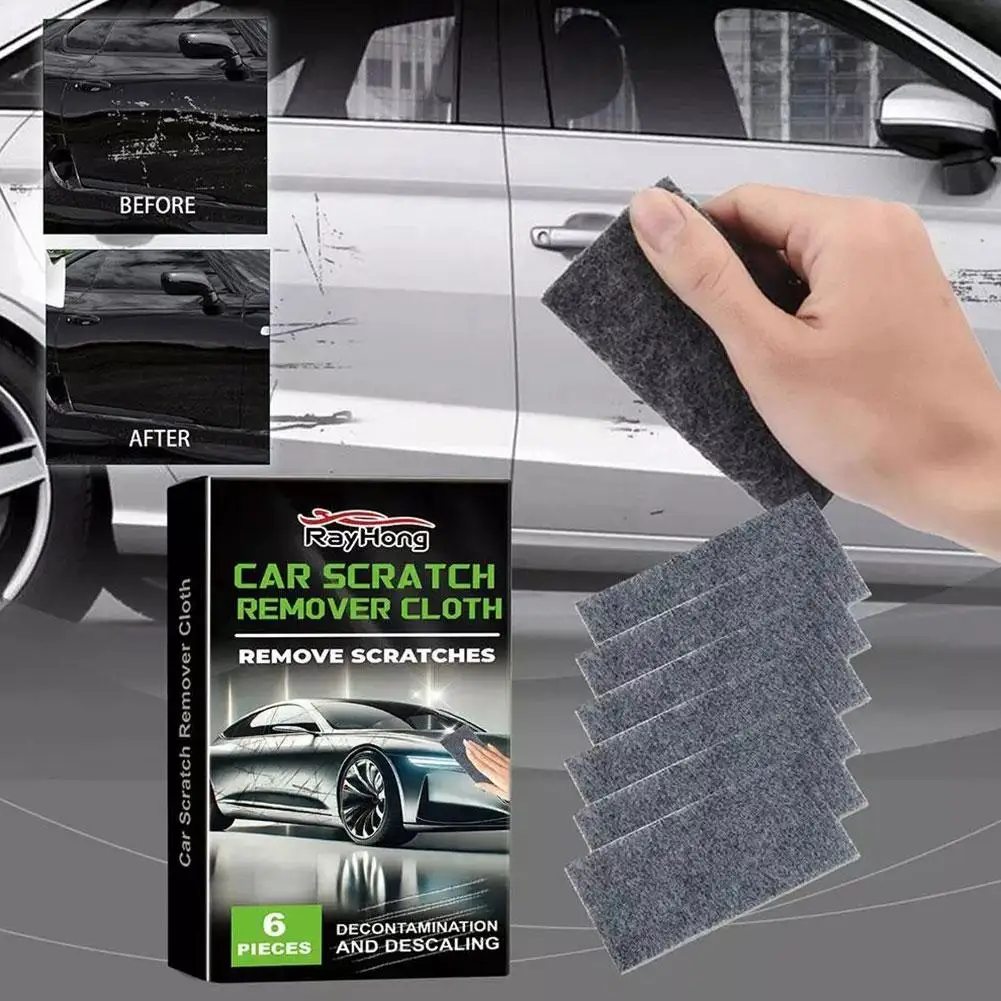 Magic Car Scratch Repair Cloth Nano Cloth Surface Scuffs Repair Scratch Scratch Fix Remover Car Accessories Car K6Z4