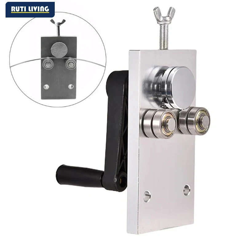 RUTI Guitar Fret Bender Zinc Alloy with Plastic Handle Luthier Tool for Bending Straightening Fret Wire maintenance