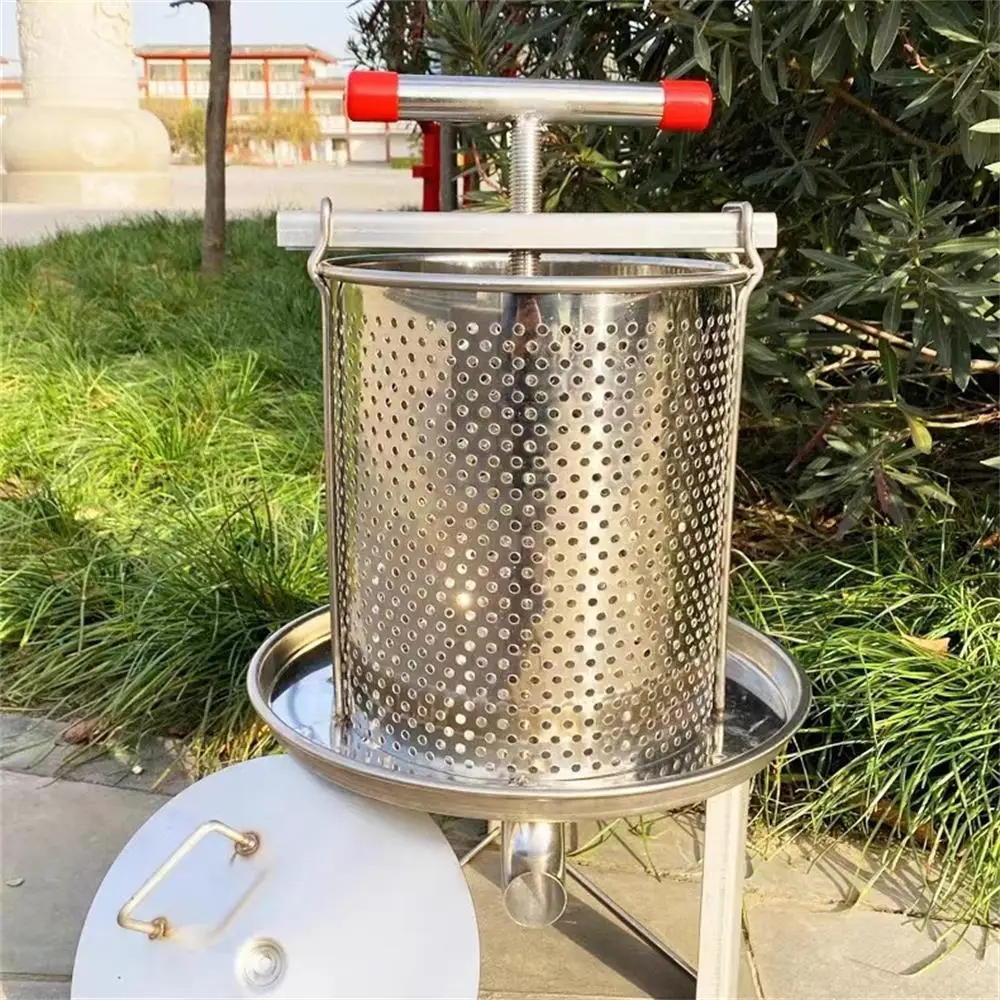 Prensa Manual para Miel, Extractor de Miel de Abeja, Prensa de Cera de Abeja, Herramientas de Apicultura, Exprimidor de Frutas, Trituradora de Vino