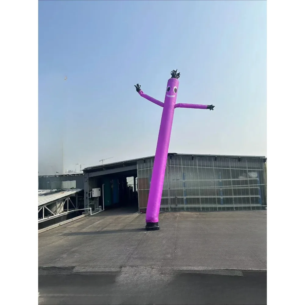 

10FT-20FT Air Dancer Sky Dancer Inflatable Tube Puppet, Wind Height 45CM, Outdoor Advertising (Purple) Wedding Decoration Decor