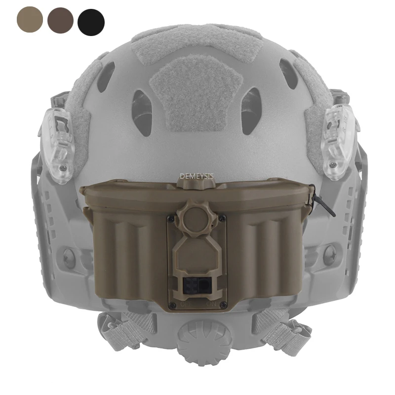 Tactical Helmet Battery Box Exclusive Adaptation Modular ARC Rail Powering Hunting Combat Training Airsoft Helmet Accessories