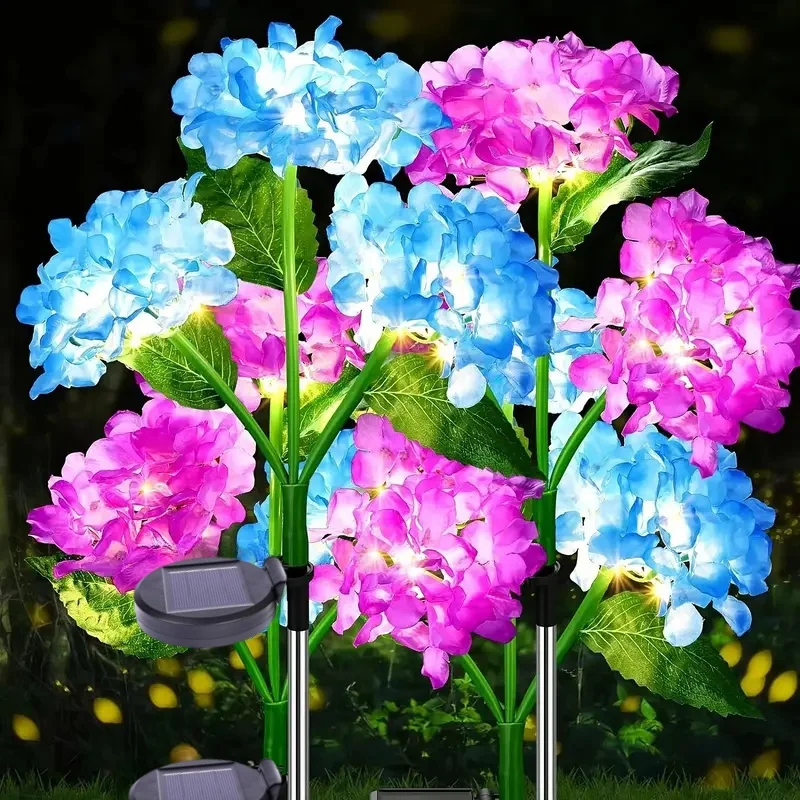 

Солнечные фонари, уличные декоративные фонари Higan Flower, солнечные садовые фонари, водонепроницаемые и реалистичные светодиодные уличные фонари с цветочным питанием