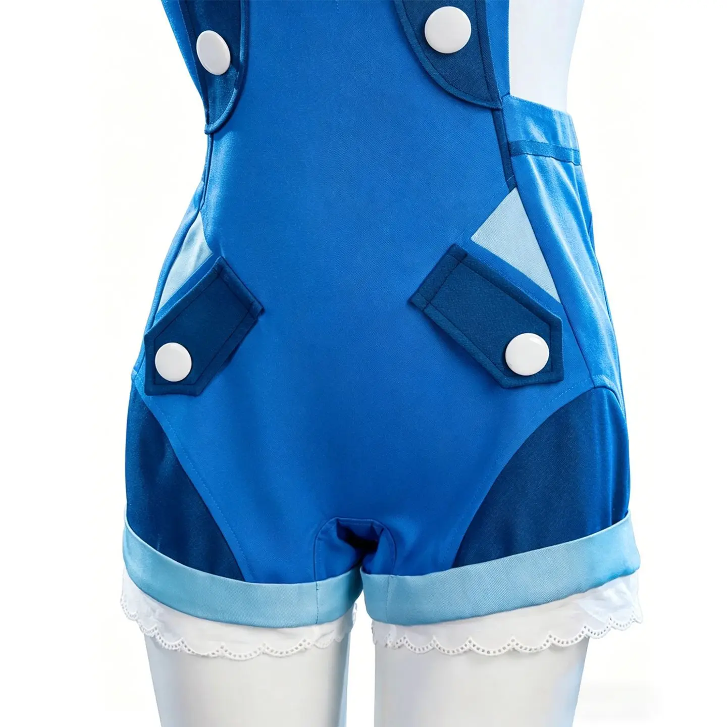 Overwatch 2 Juno Cosplay Costume Collaboration Overalls Hat Wig Set Halloween Party Cosplay Juno Suits for Women's Man view 5