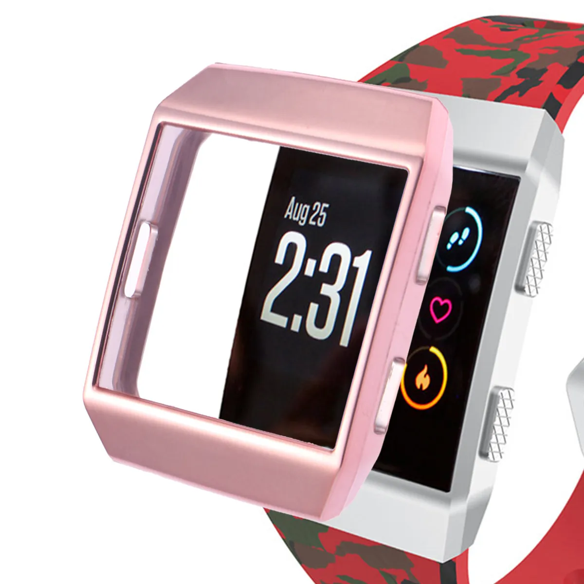 Shock-Proof Rose Gold Watch Protection Case Slim Tpu Cover Shell for Dust Scratch Protector Case Watch Cover