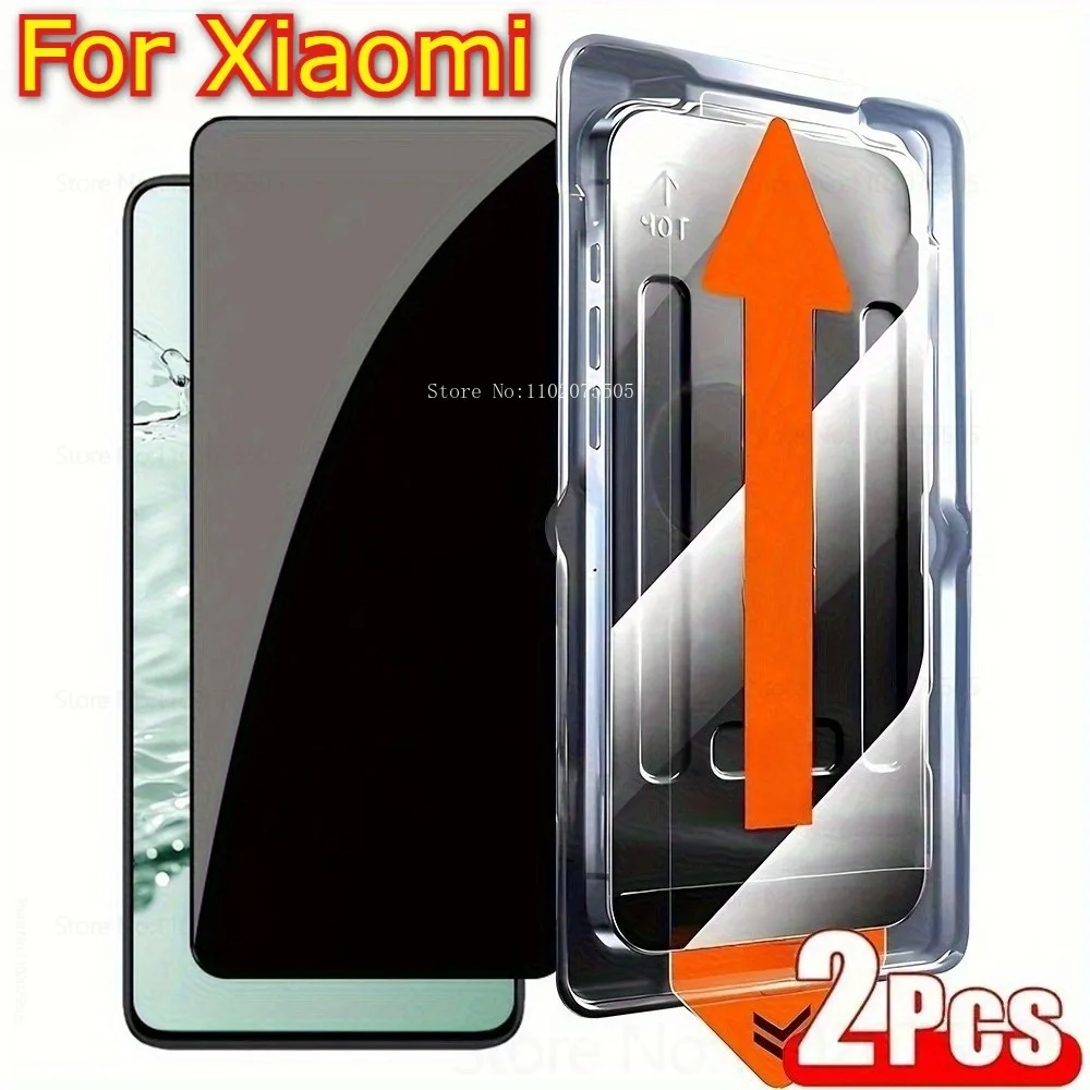 

2pcs Privacy Anti-Spy Tempered Glass for Xiaomi 14 Pro 15S Pro 15 Ultra 13 Pro 13Ultra 13Lite 13T 14Ultra One-Click Installation