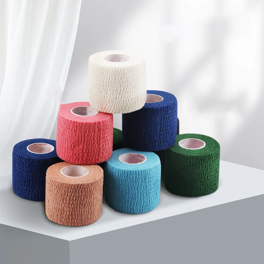 

12 Rolls High-Grade Polyester Tape Moisture-Wicking Kinesiology Tape for Post-Surgery Recovery Non-Irritating Skin-Friendly