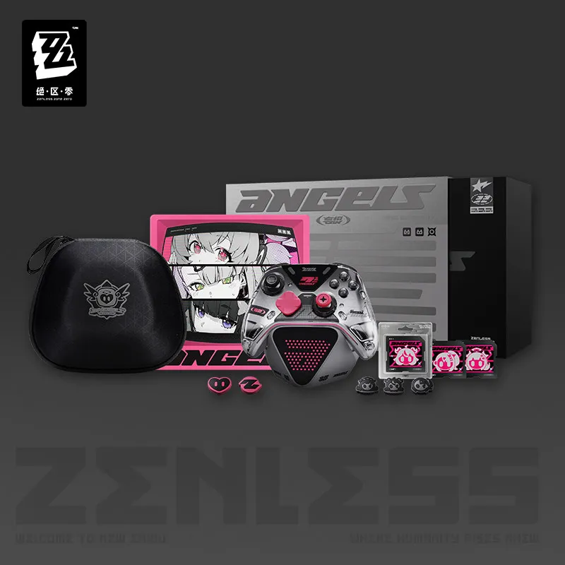 Original Zenless Zone Zero Angels of Delusion Theme Wireless Controller Set ZZZ Co Branded Gamepad for PC/Steam/Switch/Xbox Gift