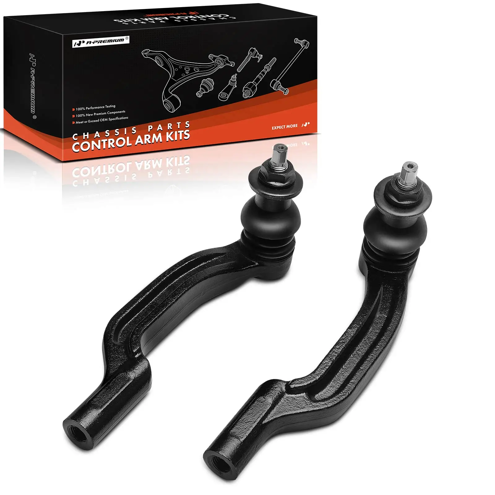 A-Premium 2x Front Outer Tie Rod End Kit for Mercedes-Benz CLA250 CLA35 AMG CLA45 AMG 2020-2022 A220 2019-2022 A250 2019 A35 AMG