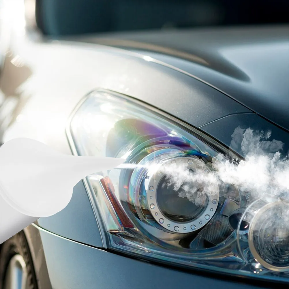 2Pcs Car Headlight Repair Kit Includes Atomizing Cup Lid for Brightness Clarity Restoration Headlight Polish Fluid Auto Lens