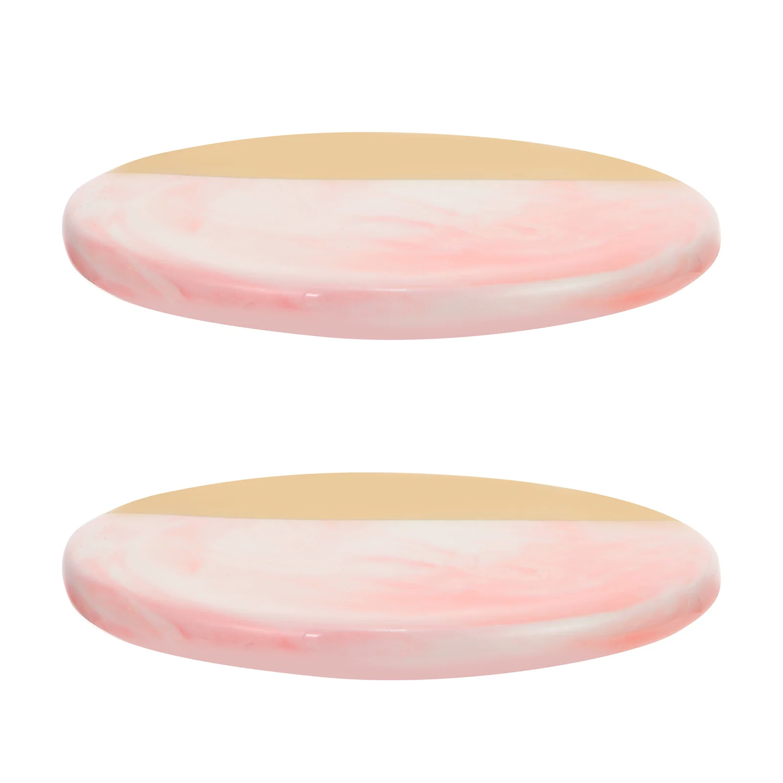 

Marble Palette Nail Plate Display Pallet Tool Polish Manicure Mixing Holder Pink