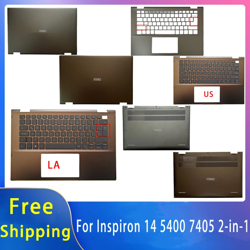 

New For Dell Inspiron 14 5400 7405 2-in-1;Replacement Laptop Accessories Lcd Back Cover/Palmrest/Bottom 06Y0MV