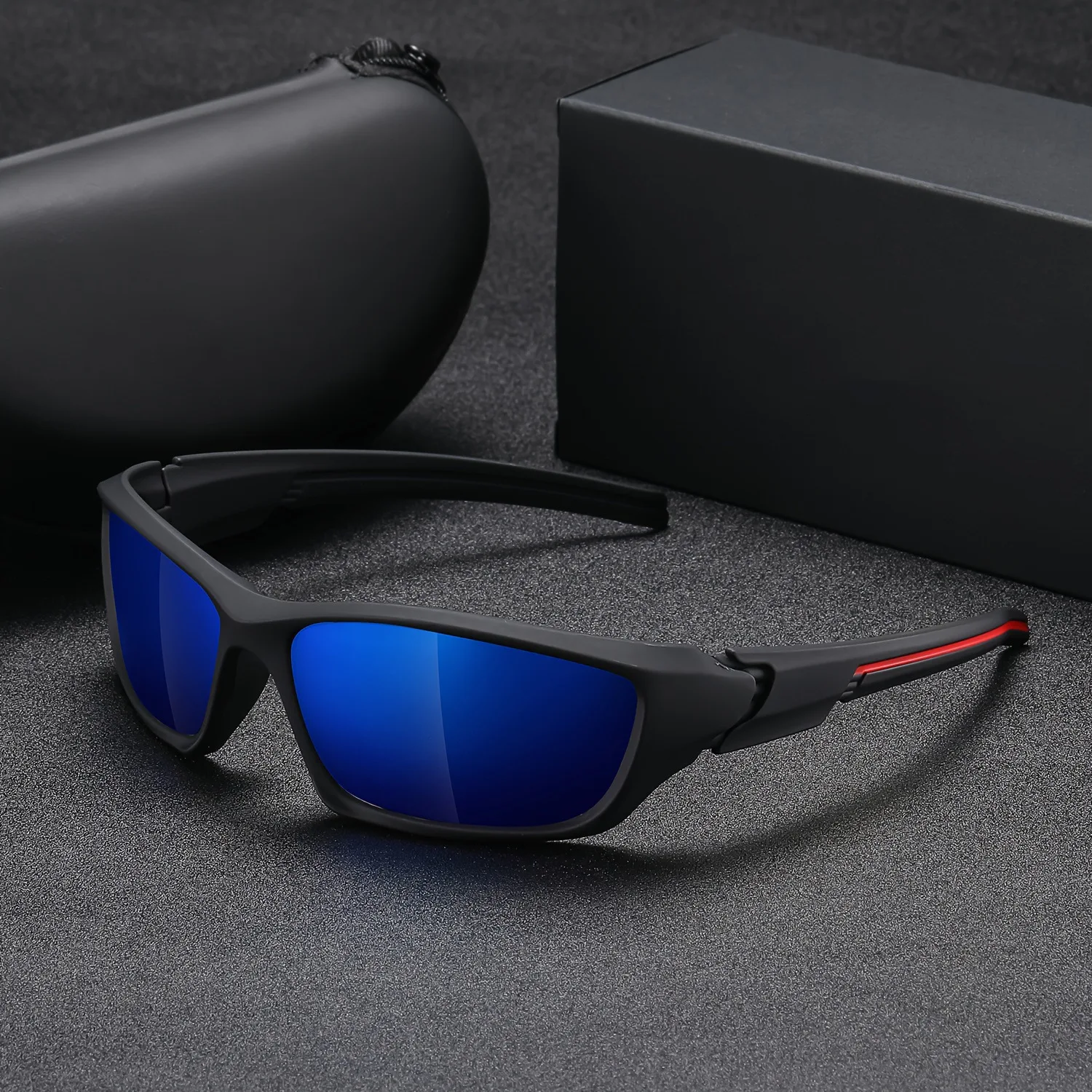 3 قطع نظارات شمسية عصرية رياضية للرجال خفيفة الوزن للرؤية الليلية للرجال ظلال لركوب الدراجات والقيادة والصيد نظارة شمسية عصرية بمرآة