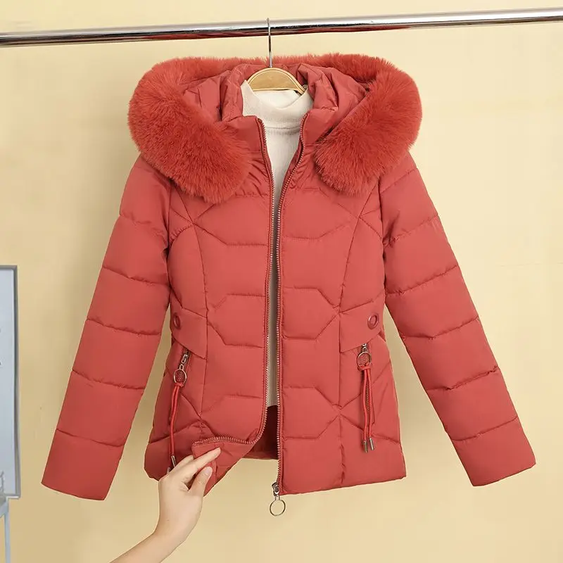 Parka acolchoada de algodão feminino, casaco feminino, jaquetas longas, quente, espesso, nova chegada, moda, inverno, 2022