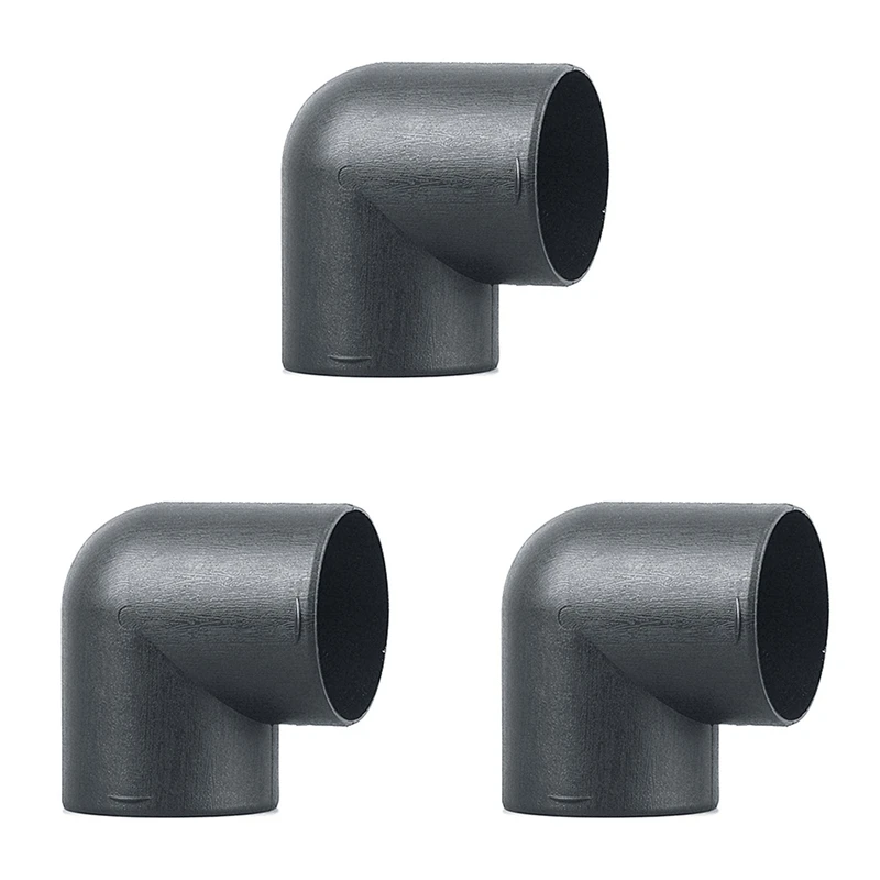 3Pcs 75Mm Car Air Heater Ducting Pipe Air Vent Outlet L Shape Elbow Bend Pipe Exhaust Connector For Webasto Eberspaecher