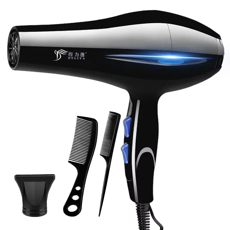 Hair Dryer 2200W Professional Powerful Hair Dryer Fast Heating Hot And Cold Adjustment Ionic Air Blow Dryer with Air Collecting image 2