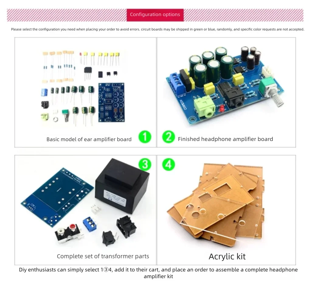TPA6120 High-Fidelity In-Ear Monitor Amplifier HIFI Audiophile Headphone Power Amplifier Board Strong Output Low Noise