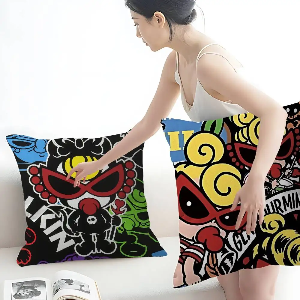 Japan Fashion Hysteric Mini Maple Design Cushion Cover Happy Autumn Harvest Decor Holiday Decorati Pillow Cover