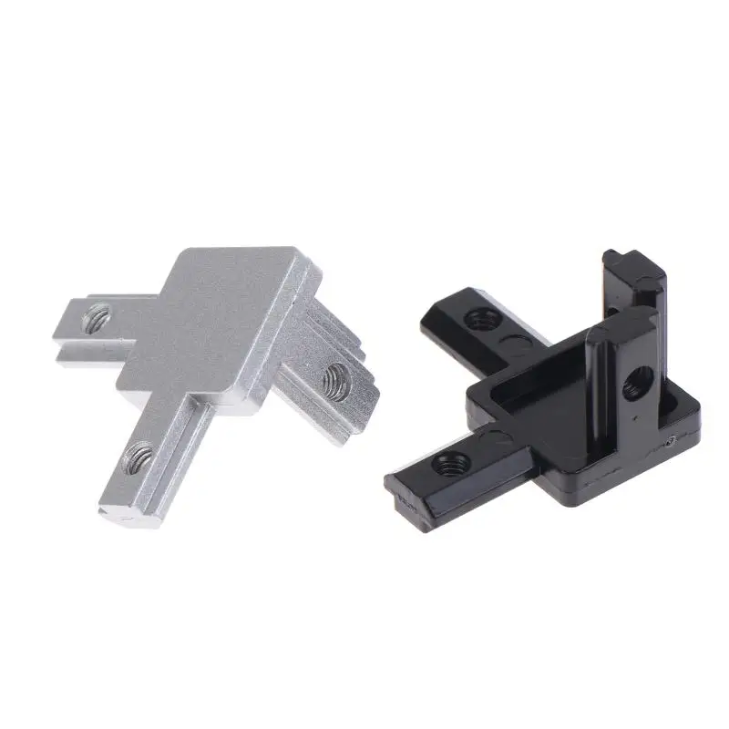 90 Degree T-Slot Aluminum Corner Bracket 4Pcs Interior Profile Connector with Screws for Greenhouse Frame Construction