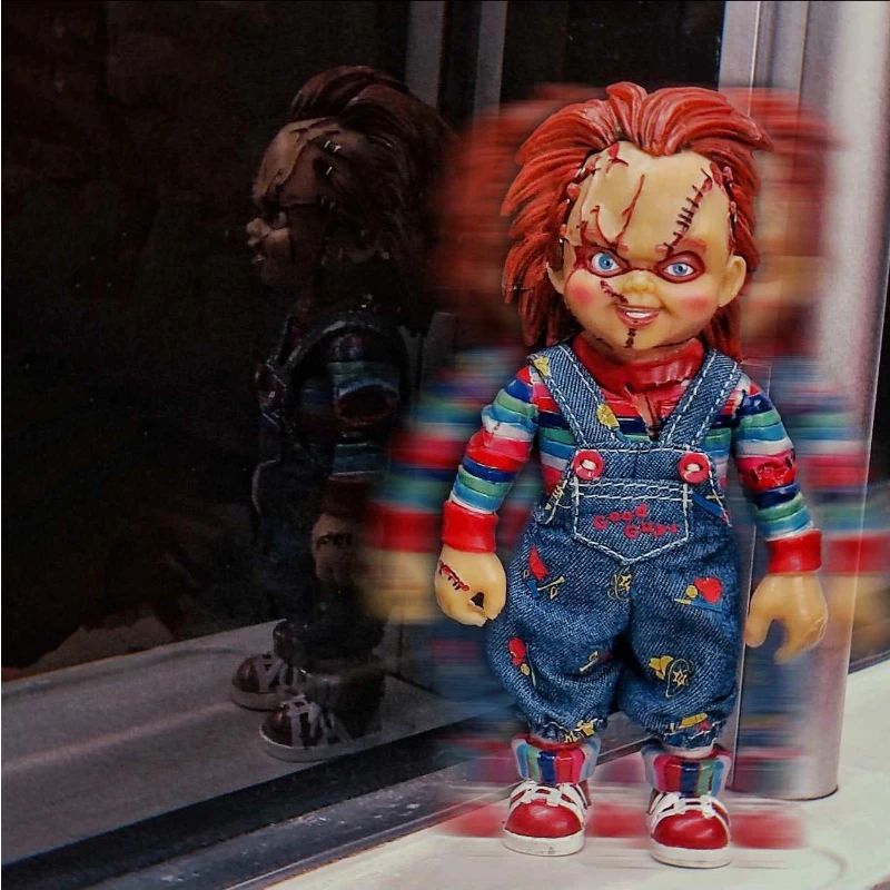 

Limited Edition Movie Ghost Doll Figurine Horror And Scare Doll Toy Desktop Ornament Halloween Essential Surprise Gift Souvenir
