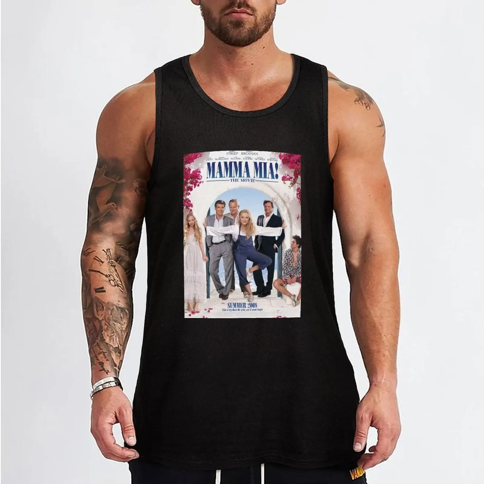 Mamma mia Tank Top gym accessories man Men's t shirt