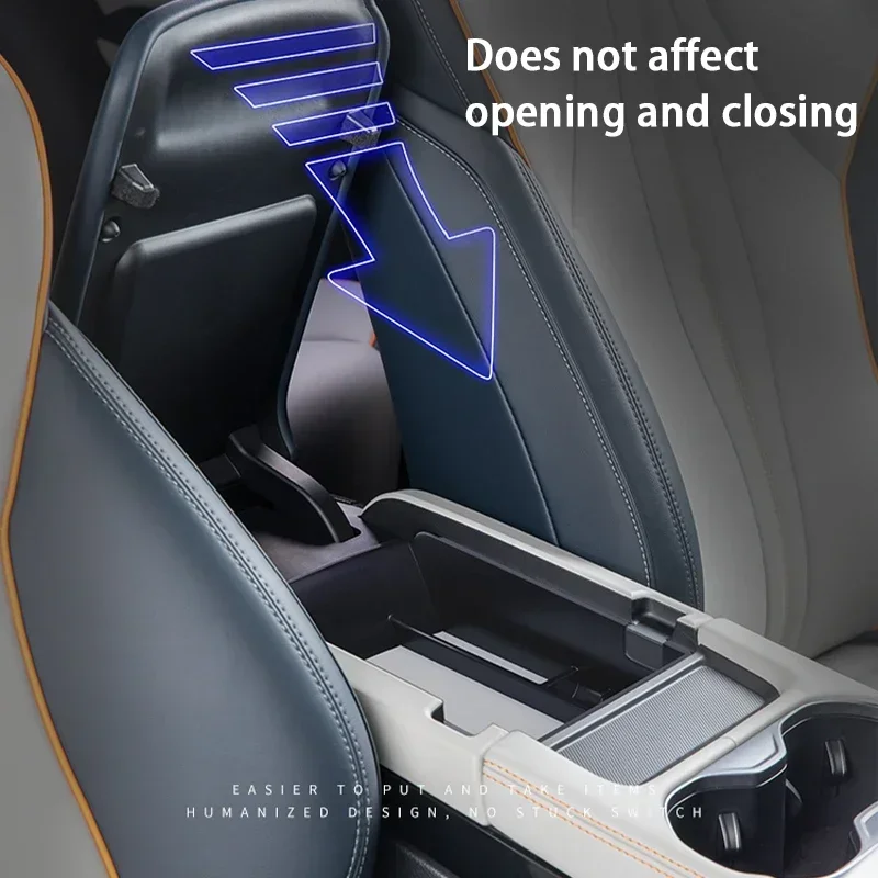 ل BYD Song plus DMI EV 2023-2025 مسند الذراع صندوق تخزين منظم السيارة الداخلي ملحق لتخزين المركبات المحسنة