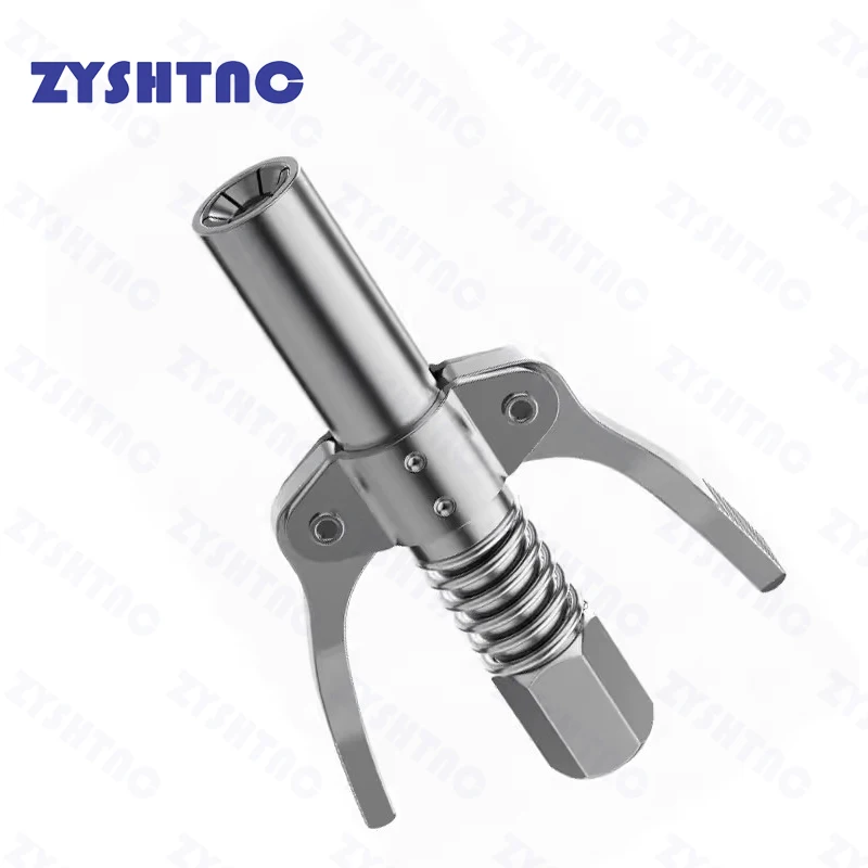 Grease Gun Coupler 10000 PSI NPTI/8 Oil Pump Quick Release Grease Tip Tool Car Syringe Lubricant Tip Grease Nozzle for Repair